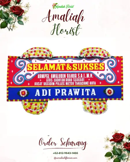 Papan Bunga Ucapan Selamat Padaharja